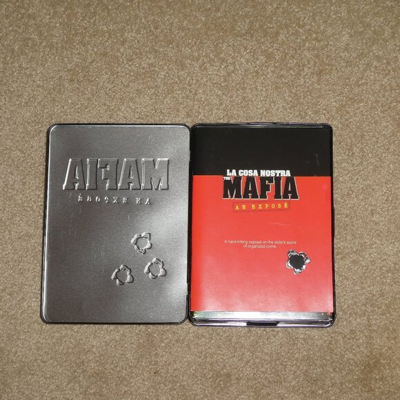 La Cosa Nostra Mafia: An Expose 5 DVD Box Set Complete Metal Case Collectible - Picture 5 of 16